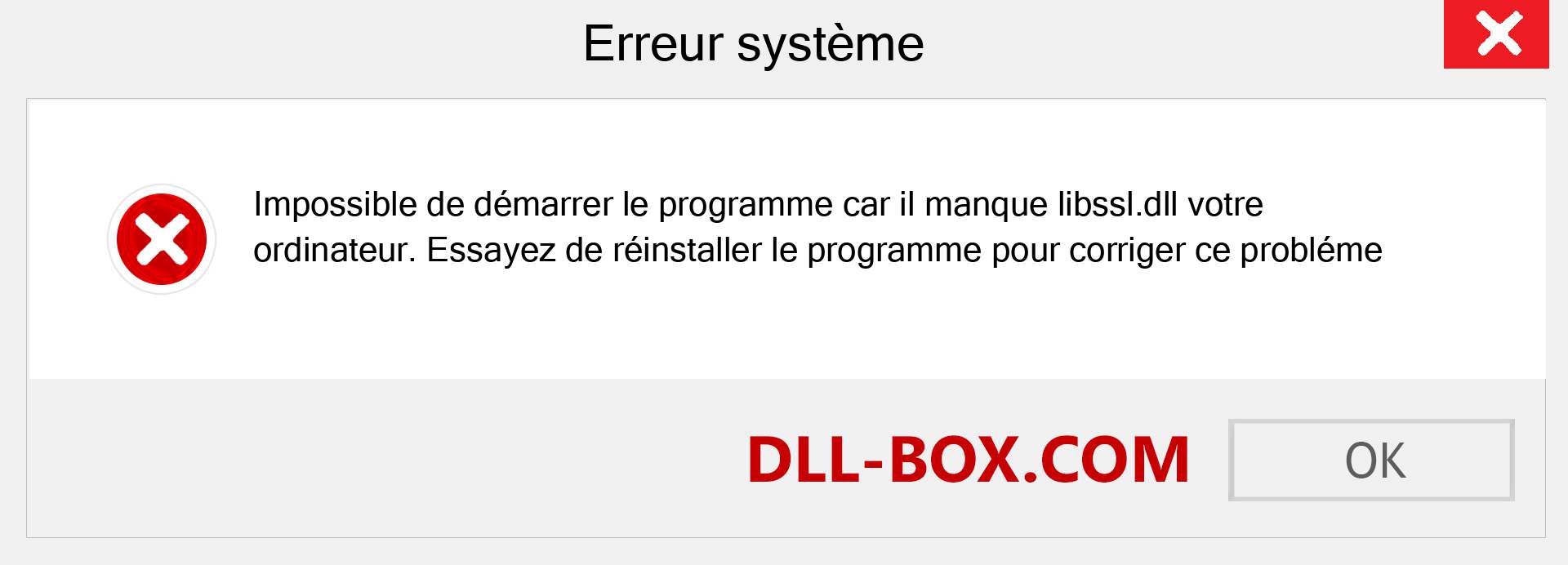 Le fichier libssl.dll est manquant ?. Télécharger pour Windows 7, 8, 10 - Correction de l'erreur manquante libssl dll sur Windows, photos, images